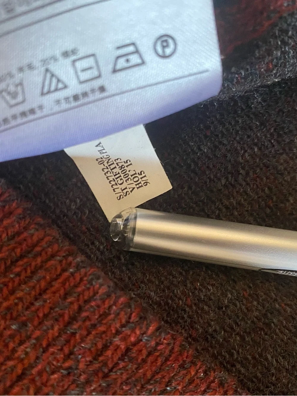 Banana Republic Filpucci Men Medium Merino Wool Blend Crewneck Sweater Rust Red
